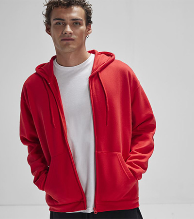 B&C Mikina so zipsom